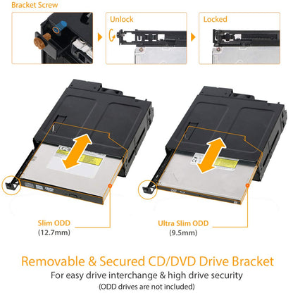 ICY DOCK ToughArmor ODD Series 2.5인치 SATA SAS HDD SSD 슬림 ODD 베이 3번 사진