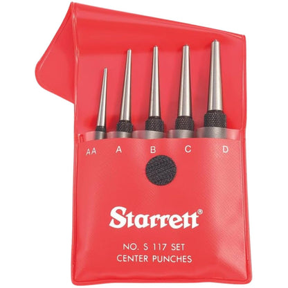 Starrett 264 스틸 센터 펀치 4인치 5종·5인치 7종 세트 14번 사진