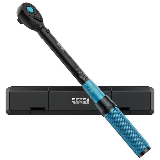 Seesii 토크 렌치 세트 1/4 3/8 1/2 인치 ±3% 정확도 72톱니 라쳇 1번 사진