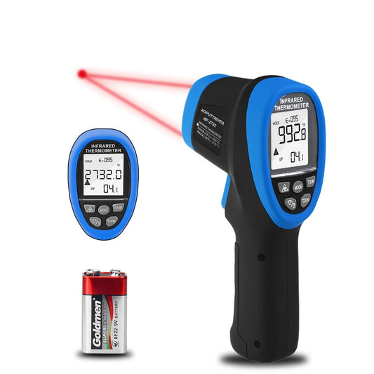 AOPUTTRIVER 적외선 온도계 AP-2732 고온 측정 30:1 비율 -58℉~2732℉ 1번 사진
