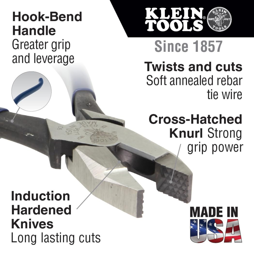 KLEIN TOOLS 94508 철근공 플라이어 니퍼 세트 2번 사진