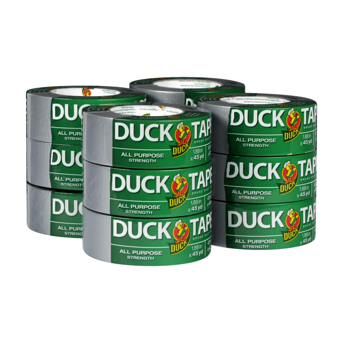 Duck 오리지널 덕트 테이프 1.88인치 x 45야드 12개입 목재 비닐 금속용 11번 사진