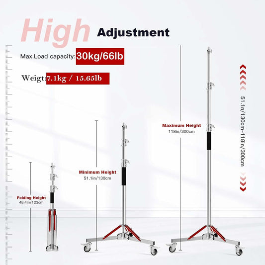 soonpho 조명 스탠드 10ft/305CM 30kg/66lb 2번 사진