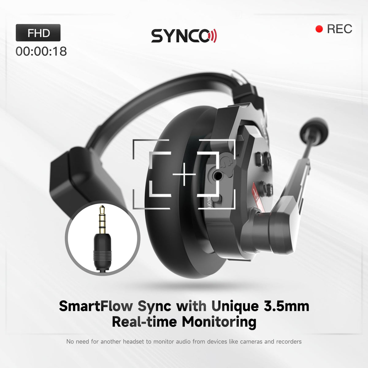 SYNCO XTalk 풀듀플렉스 무선 인터컴 헤드셋 2.4GHz 3번 사진