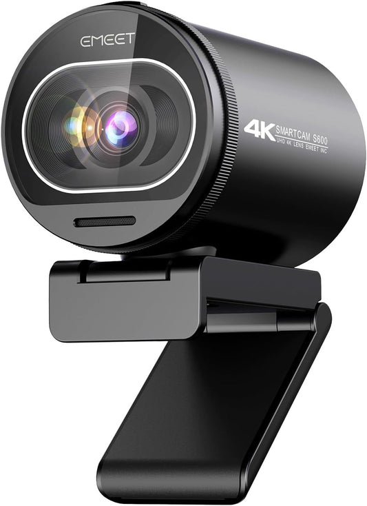 EMEET S600 4K 웹캠 1/2.55 소니 센서 PDAF 자동초점 스트리밍 1번 사진