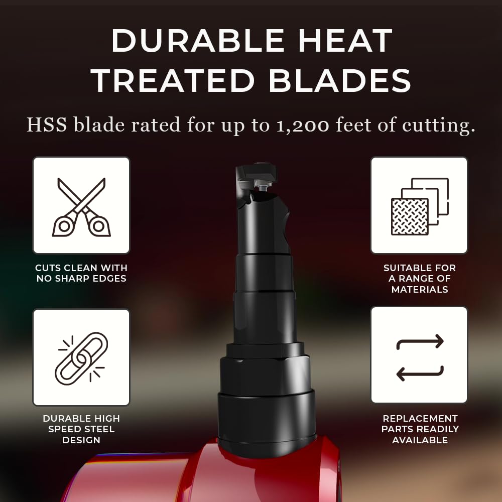 CaNibble 프로페셔널 판금 니블러 드릴 어태치먼트 번들 2.0mm 6번 사진