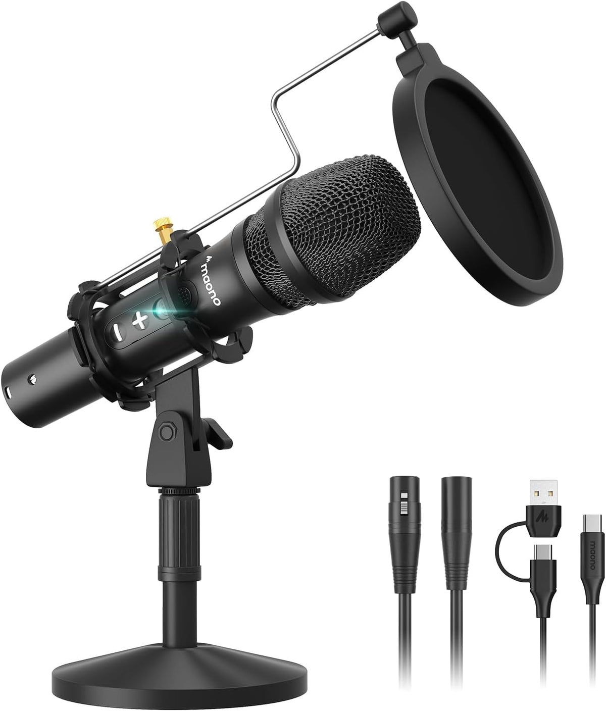 MAONO HD300T USB XLR 다이나믹 팟캐스트 마이크 1번 사진