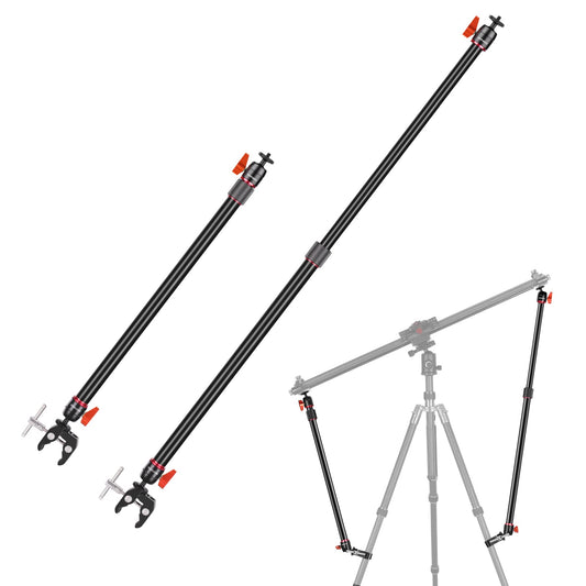 NEEWER 카메라 슬라이더 서포트 암 2개 세트 59~96cm C 클램프 볼헤드 1번 사진