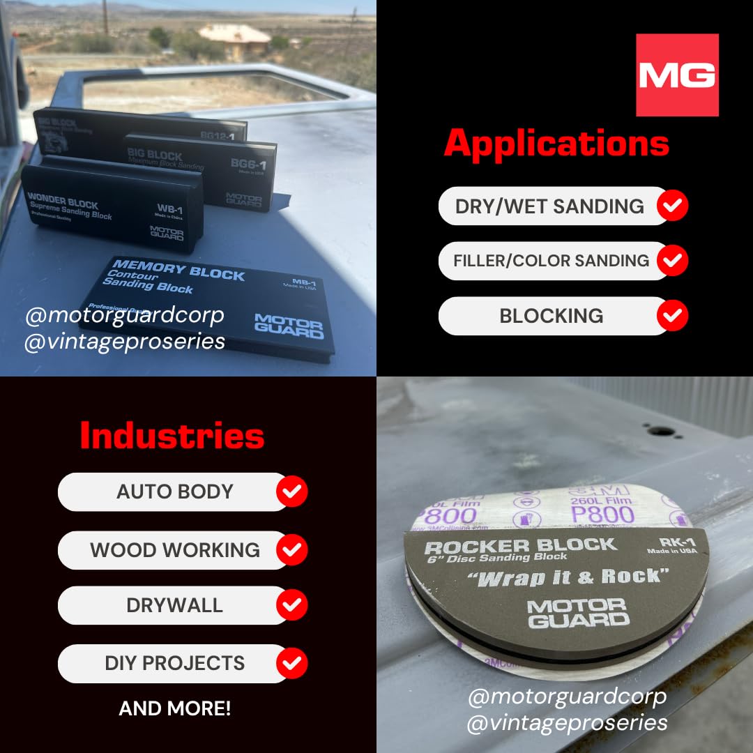 Motor Guard 샌딩블록 8종 세트 AP-3 8Pc 4번 사진