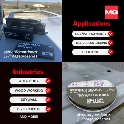 Motor Guard 샌딩블록 8종 세트 AP-3 8Pc 4번 사진