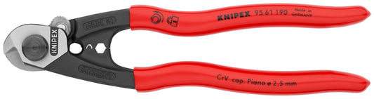 KNIPEX 와이어로프커터 95 61 190 US 6mm 보우덴케이블용 1번 사진
