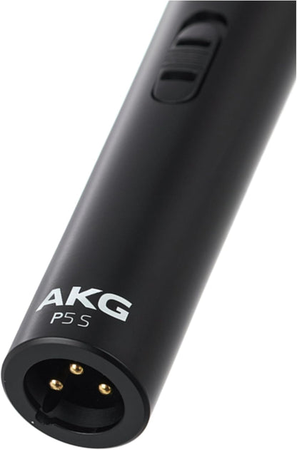 AKG P5 S 슈퍼카디오이드 다이나믹 보컬 마이크 온오프 스위치 포함 스탠드 어댑터 집 가방 4번 사진