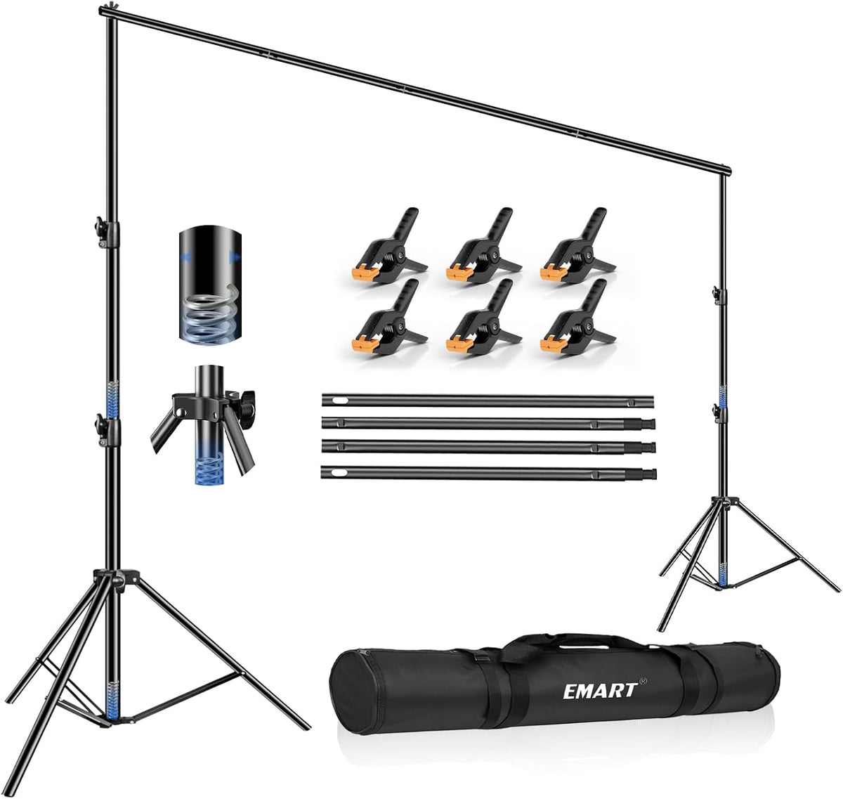 EMART 12x10Ft Heavy Duty Backdrop Stand 삼각대 1번 사진