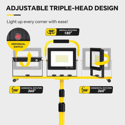 REFDAQ LED 작업등 삼각대 LQ25-210W IP66 5번 사진
