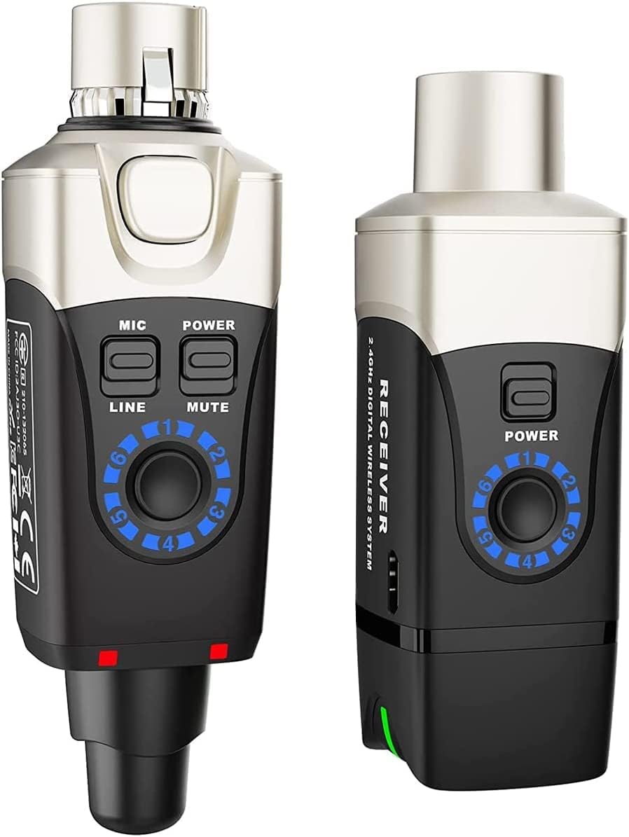 Xvive U3 다이나믹 마이크 무선 시스템 XLR 송수신기 2.4GHz 27m 1번 사진