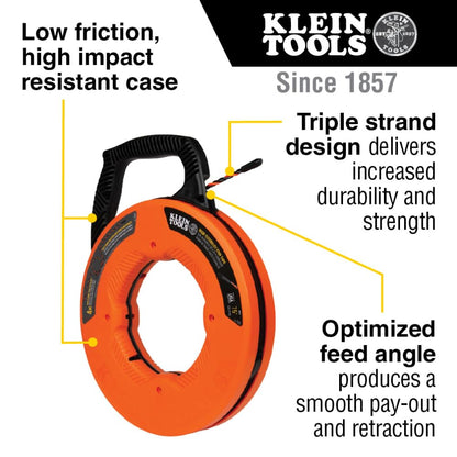 KLEIN TOOLS 50375 하이 플렉스 폴리에스터 피쉬 테이프 75피트 2번 사진