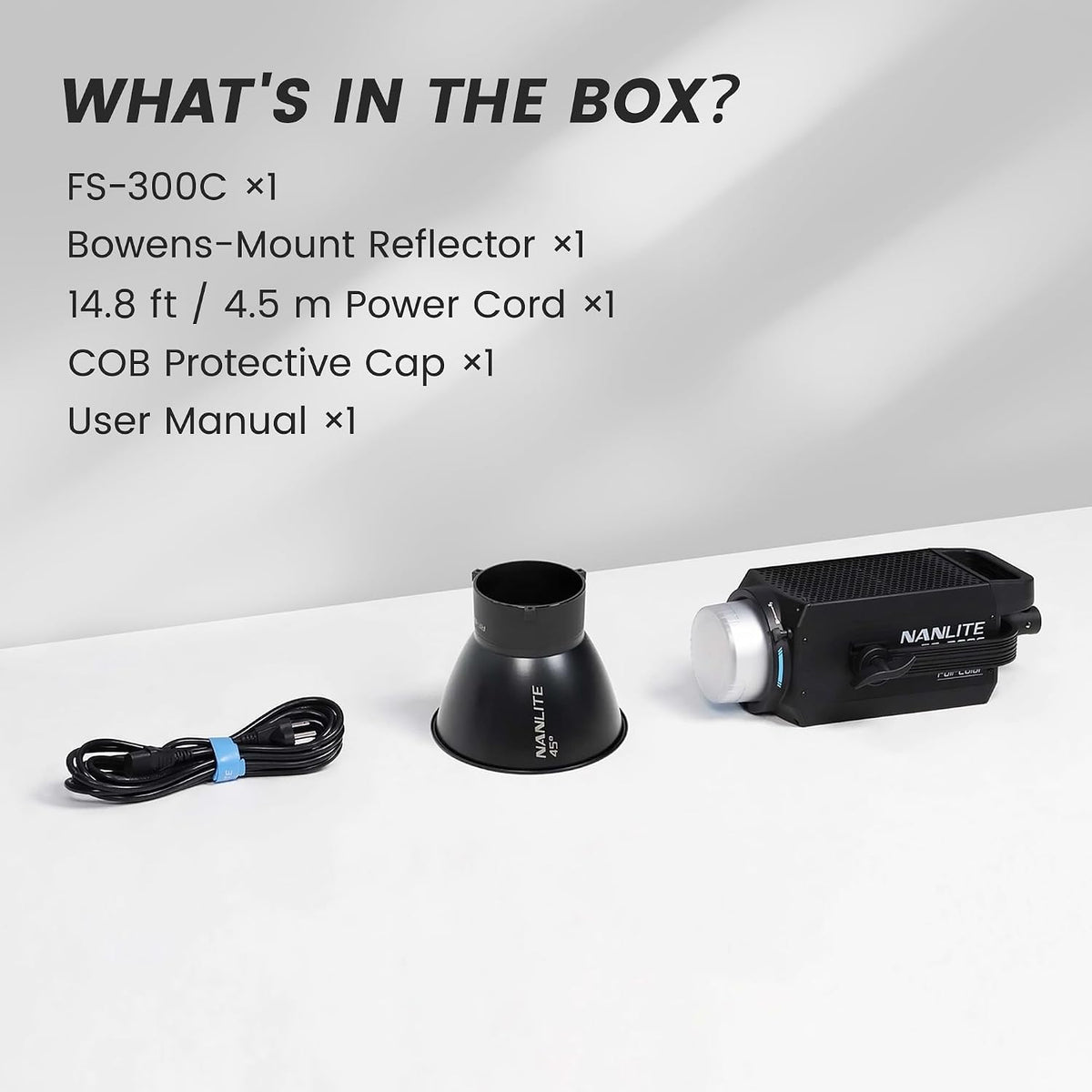 NANLITE FS-300C 300W RGB 스튜디오 스포트라이트 9번 사진