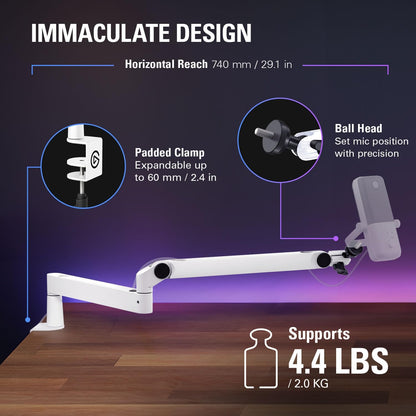 Elgato Wave Mic Arm LP White 740mm 붐 암 5번 사진