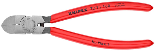 KNIPEX 72 11 160 플라스틱용 45도 대각선 플러시 커터 1번 사진