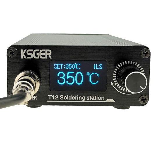 KSGER 인두기 T12 납땜 스테이션 STM32 V3.1S OLED 온도 제어기 110V T12 인두 팁 K C1 JL02 1번 사진