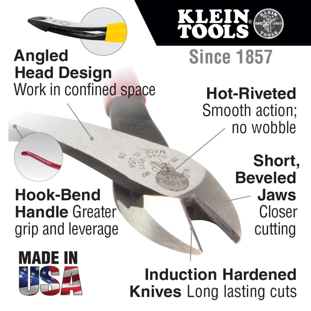 KLEIN TOOLS 94508 철근공 플라이어 니퍼 세트 3번 사진