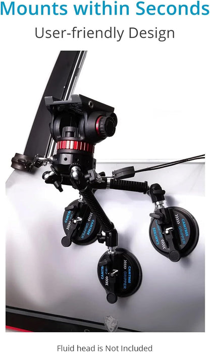 Camtree 카메라 그립 G-51 흡착 차량 마운트 퀵락 20kg 최대하중 5번 사진