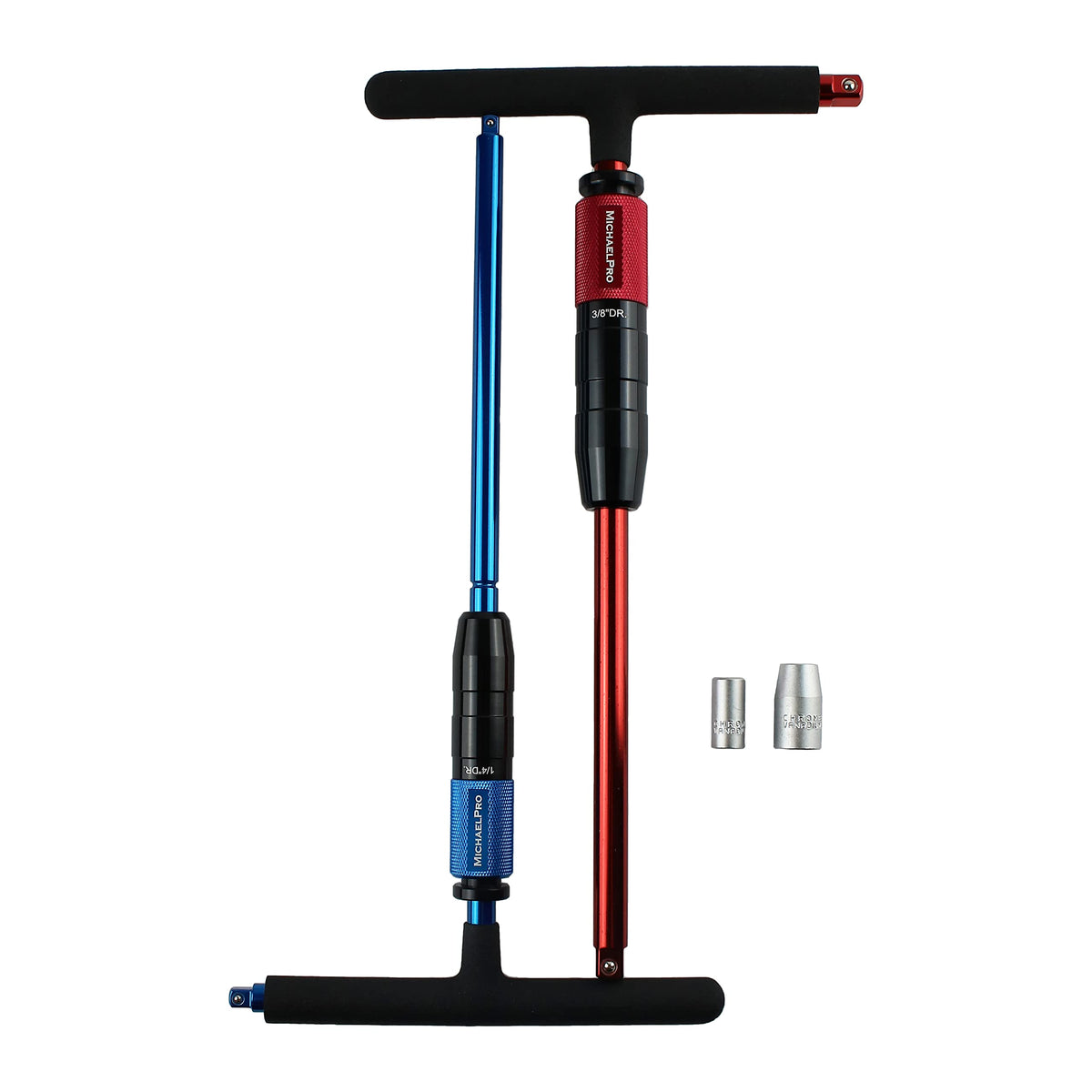 MichaelPro 1/4" 3/8" 드라이브 T핸들 렌치 세트 MP009015 4피스 스피너 핸들 6번 사진