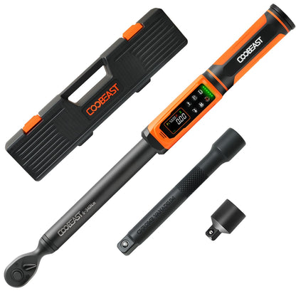 coobeast 디지털 토크 렌치 1.5-99.5 Ft-lbs 2-135Nm 크롬바나듐강 72톱니 라쳇 9번 사진