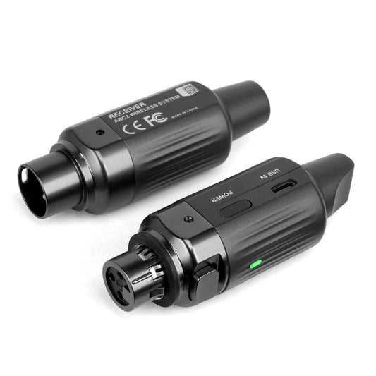 AROMA 무선 XLR 송수신기 UHF 다이나믹 마이크 PA 믹서용 무선 마이크 시스템 1번 사진