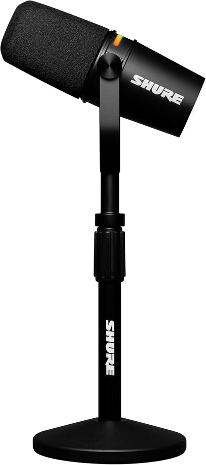 Shure 마이크 MV7+ USB-C XLR 팟캐스트 다이나믹 마이크 스탠드 포함 블랙 8번 사진
