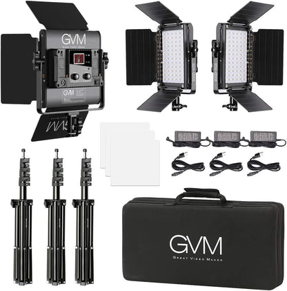 GVM Great Video Maker 800D RGB 비디오 조명 삼각대 6번 사진