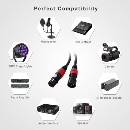 AuxLink XLR 마이크 케이블 멀티컬러 4번 사진