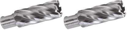 ACTOOL HSS 애뉼러 커터 절삭 깊이 2인치 웰던 생크 3/4인치 강철 구멍 가공 13번 사진