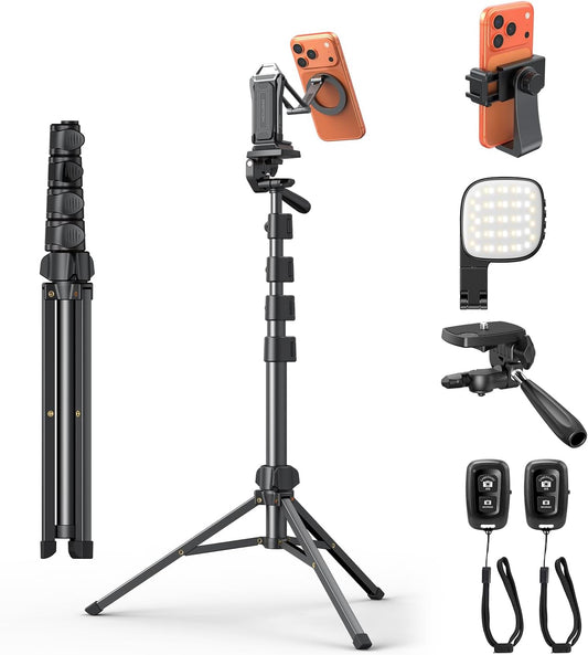 OMOTON TP02-Pro-PK 65인치 마그네틱 폰 삼각대 키트 1번 사진