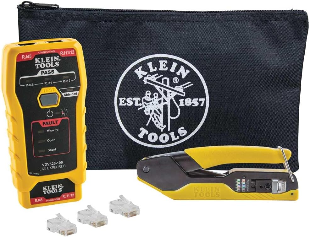 KLEIN TOOLS VDV026-813 패스스루 RJ45 케이블 설치 키트 1번 사진