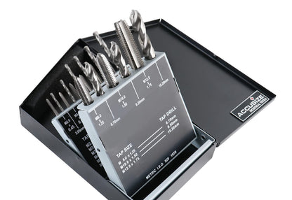 Accusize Industrial Tools HSS 미터 탭 드릴 세트 18pc 0001-0052 2번 사진