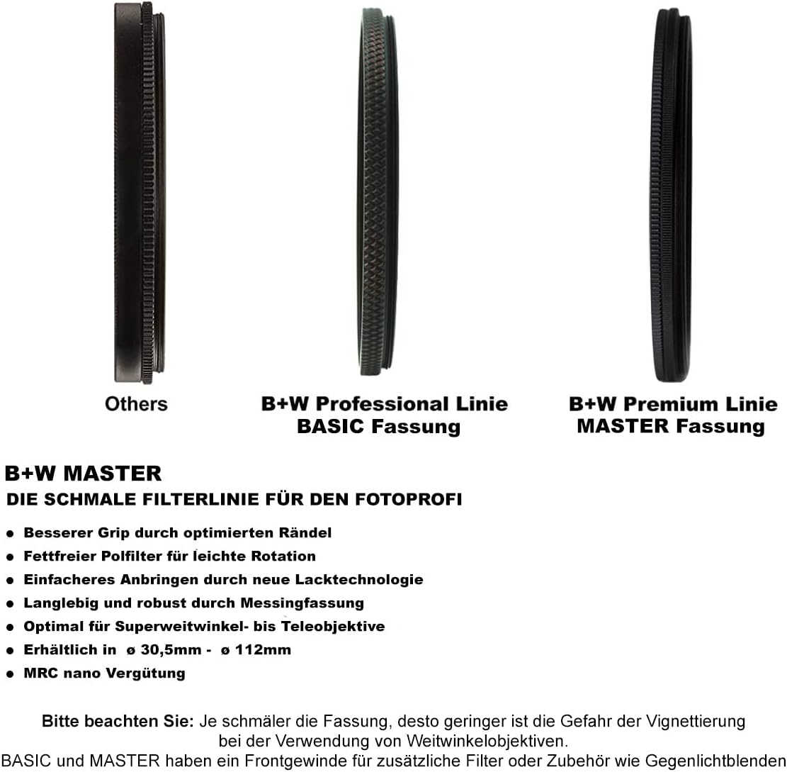 B+W 마스터 010M UV 필터 82mm MRC 나노 코팅 7번 사진