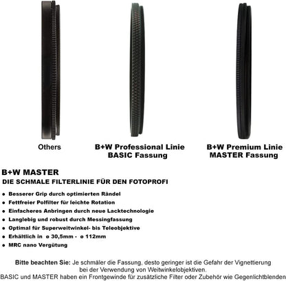B+W 마스터 010M UV 필터 82mm MRC 나노 코팅 7번 사진