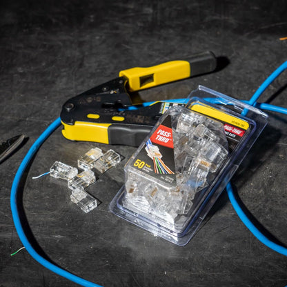 KLEIN TOOLS 래칫 데이터 케이블 RJ45 크림프 툴 5번 사진
