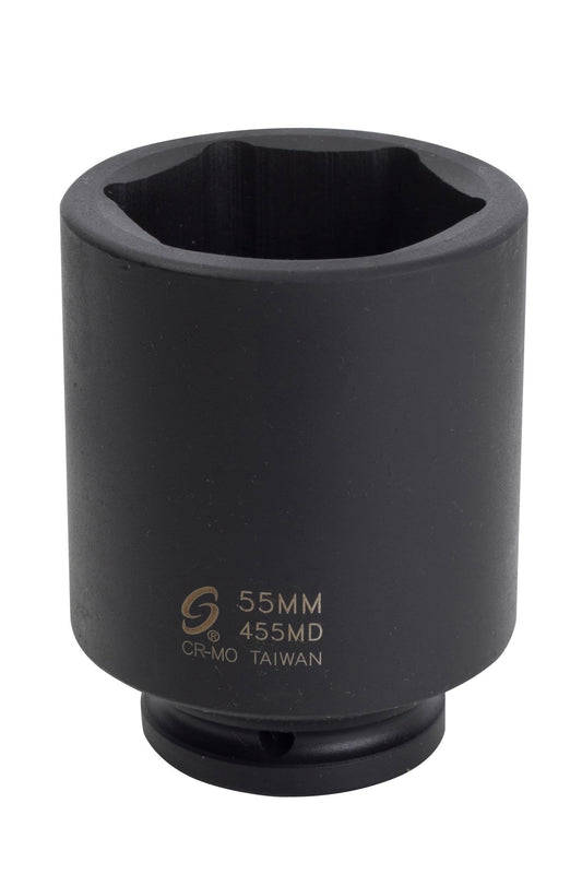 Sunex Tools 3/4인치 드라이브 딥 6포인트 미터법 임팩트 소켓 55mm 455MD 1번 사진