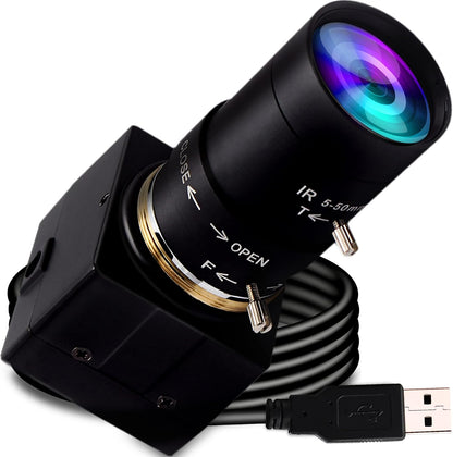ELP 5-50mm 가변 초점 렌즈 1080P USB 카메라 IMX323 H.264 1번 사진