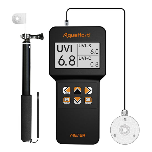 AquaHorti 노출계 UVB UVC UVA UV 지수 측정기 AH-UVCBA 1번 사진