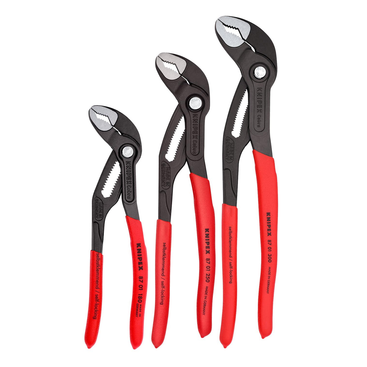 KNIPEX 코브라 플라이어 7 10 12 3종 세트 002006US1 1번 사진