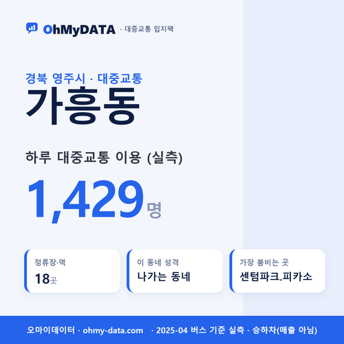 가흥동 대중교통 입지팩 표지