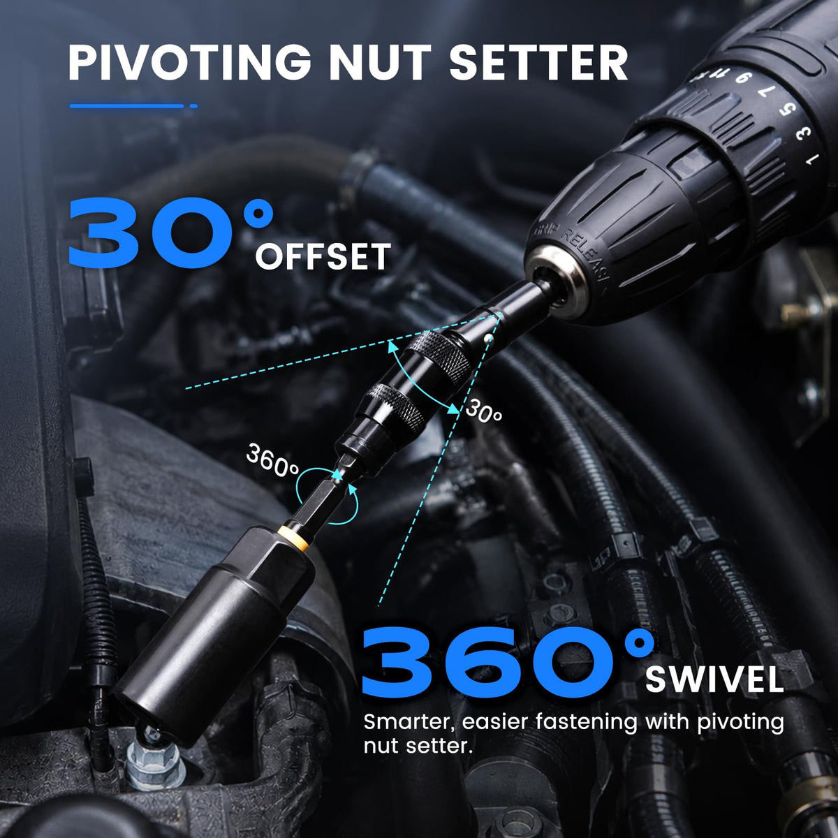 DikTalk 임팩트 너트 드라이버 세트 IMPACT NUT DRIVER SET 4번 사진