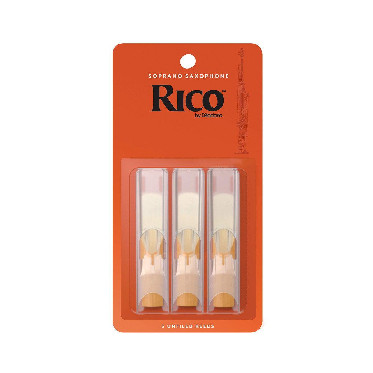 D'Addario 소프라노 색소폰 리드 Rico 전통 블랭크 USA산 5번 사진