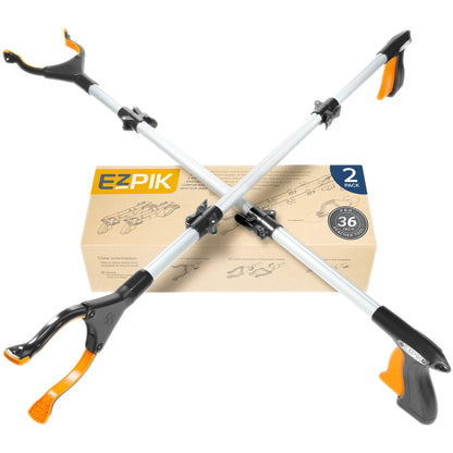 EZPIK 그래버 리처 쓰레기 집게 접이식 5lb 고정 수직 집기 14번 사진