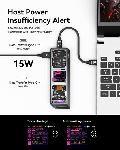 chizha Explorer Edition M.2 NVMe SSD 외장 케이스 10s 2230/2242/2260/2280 5번 사진