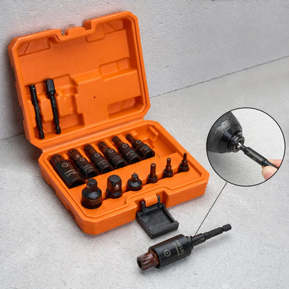 ALWORKKIT 1/2인치 드라이브 임팩트 소켓 세트 29피스 Cr-V-M 스틸 5번 사진