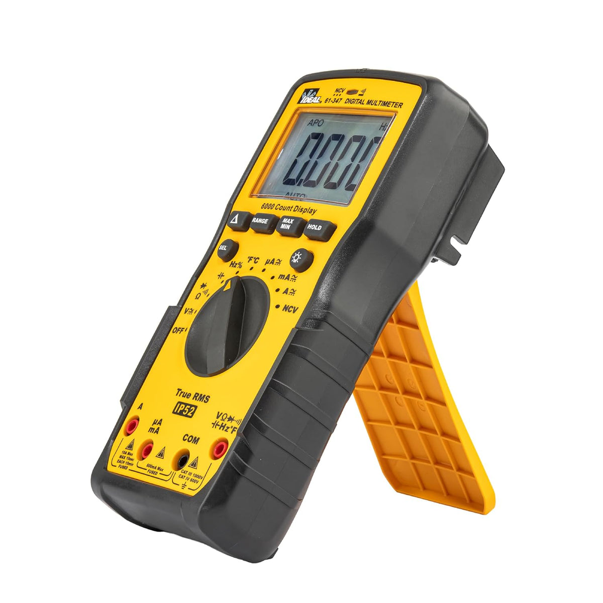 Ideal Industries 61-347 TRMS 멀티미터 AC DC 전압 전류 저항 온도 측정 6번 사진